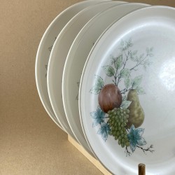 Set of syracuse china wayside coupe dinner plate, syracuse carefree true china, mid century coupe syracuse china restaurant ware