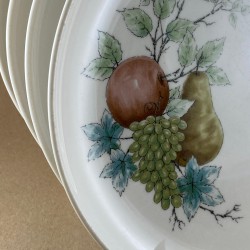 Set of syracuse china wayside coupe dinner plate, syracuse carefree true china, mid century coupe syracuse china restaurant ware